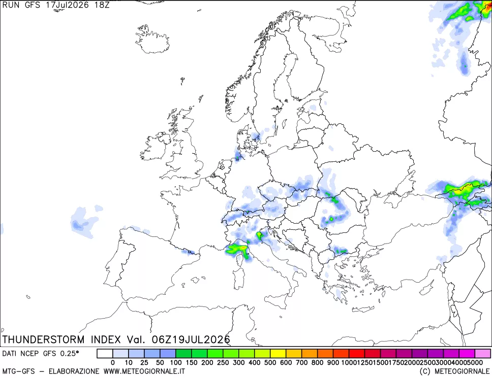 mappa Indice Temporali (TSI)