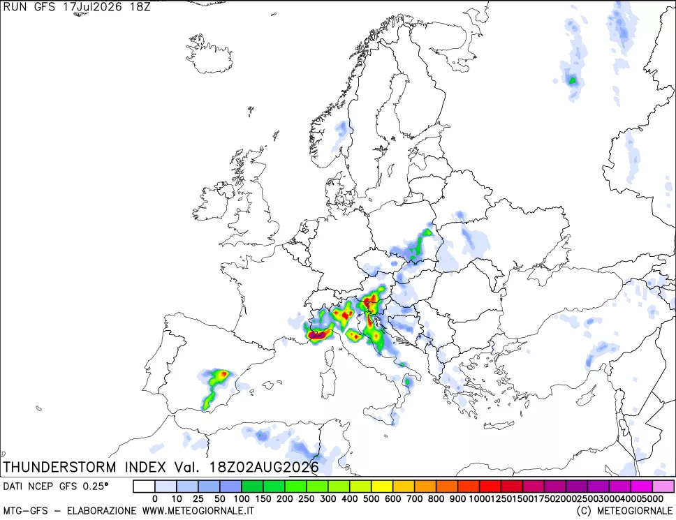 mappa Indice Temporali (TSI)