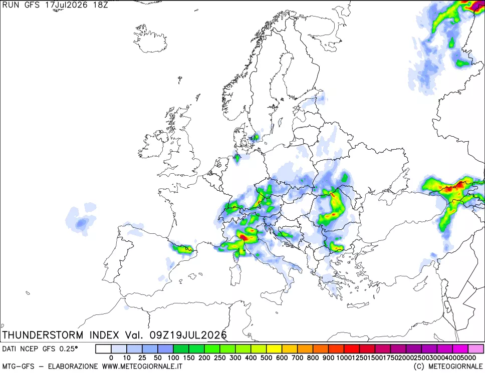mappa Indice Temporali (TSI)