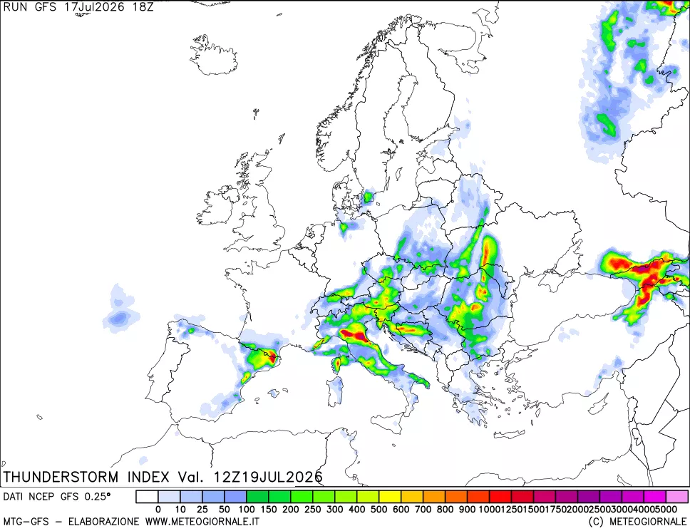 mappa Indice Temporali (TSI)