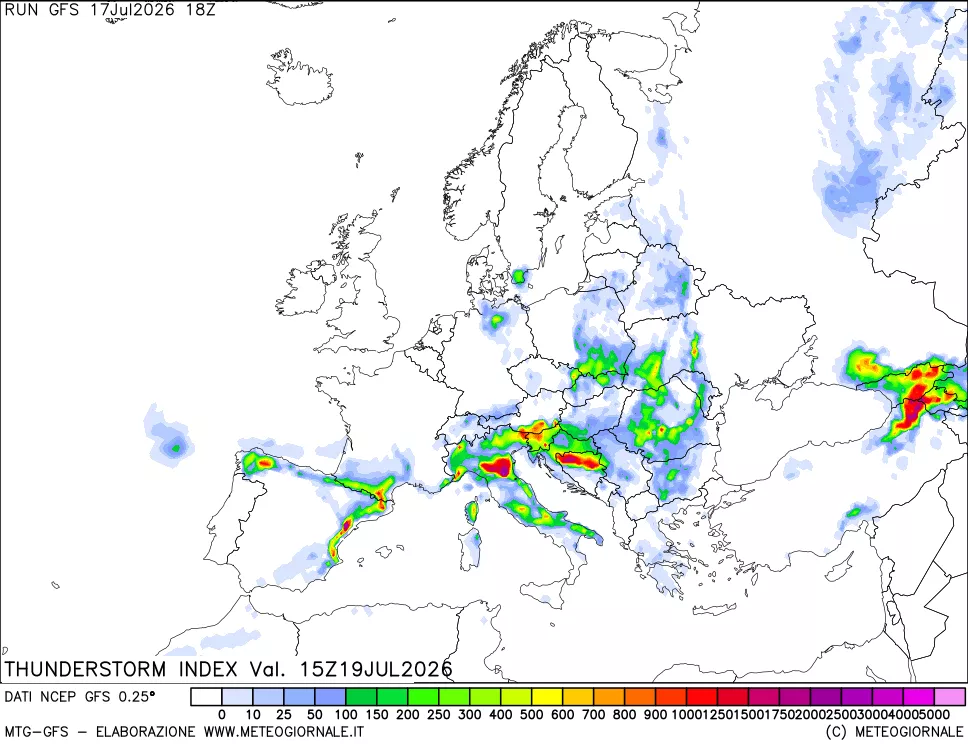 mappa Indice Temporali (TSI)