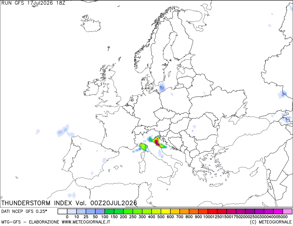 mappa Indice Temporali (TSI)