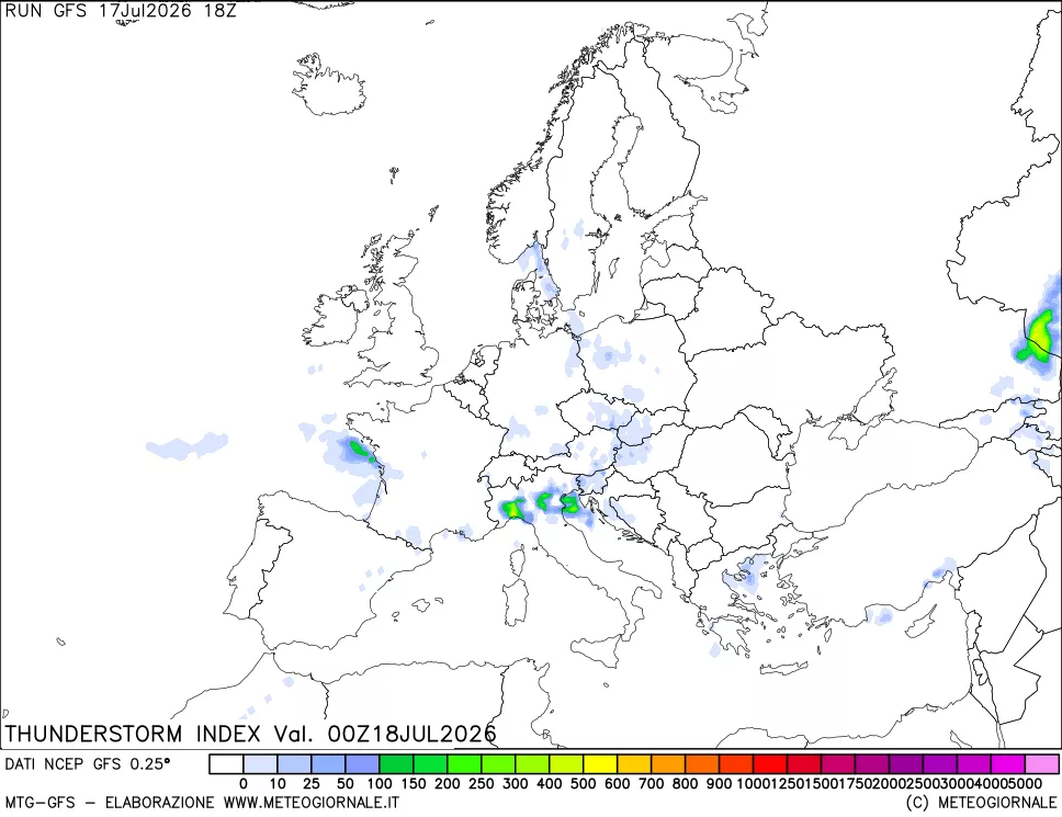 mappa Indice Temporali (TSI)