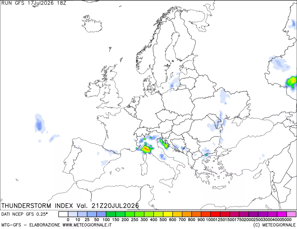mappa Indice Temporali (TSI)