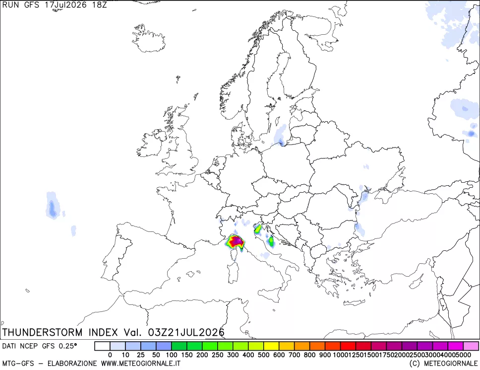 mappa Indice Temporali (TSI)