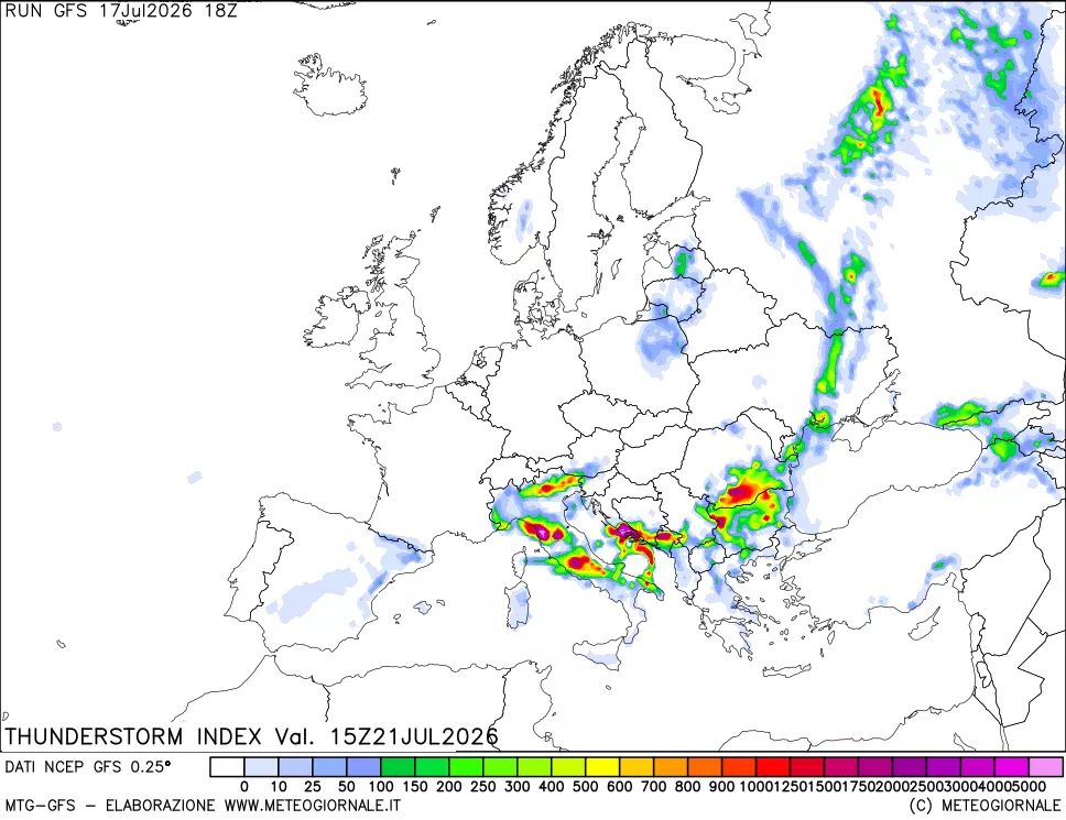 mappa Indice Temporali (TSI)