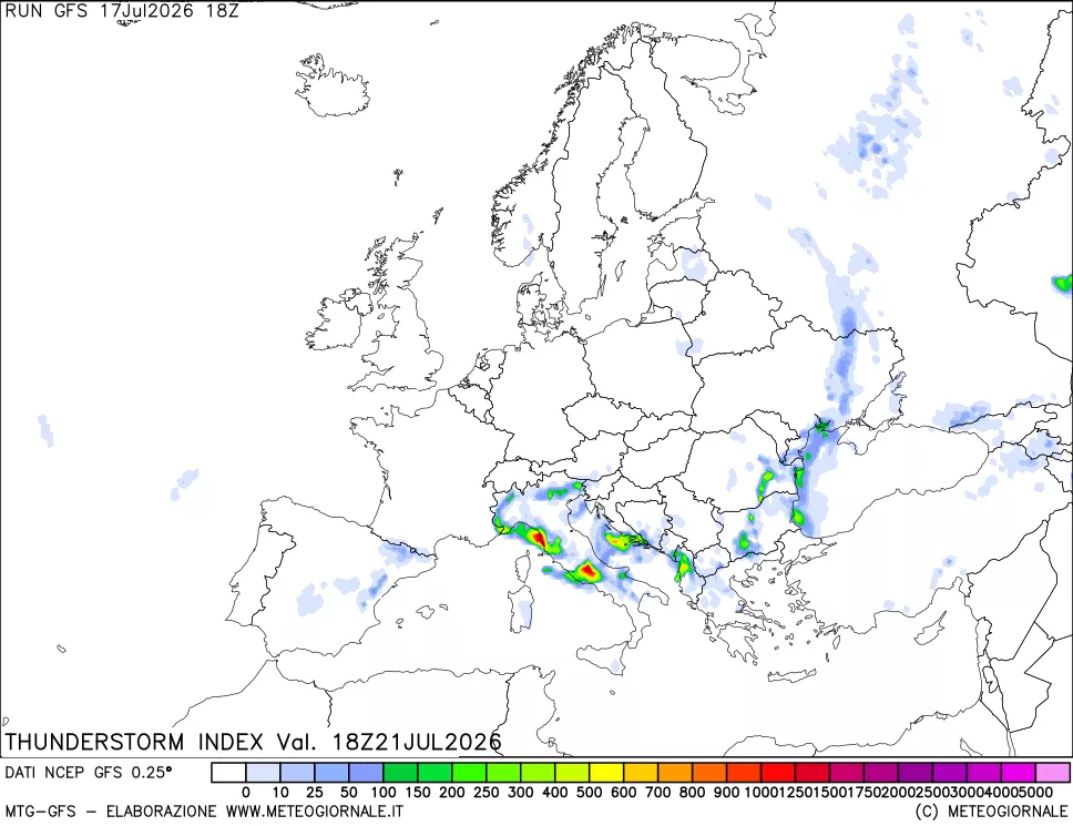 mappa Indice Temporali (TSI)