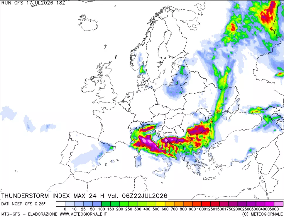 mappa TSI Max 24 ore