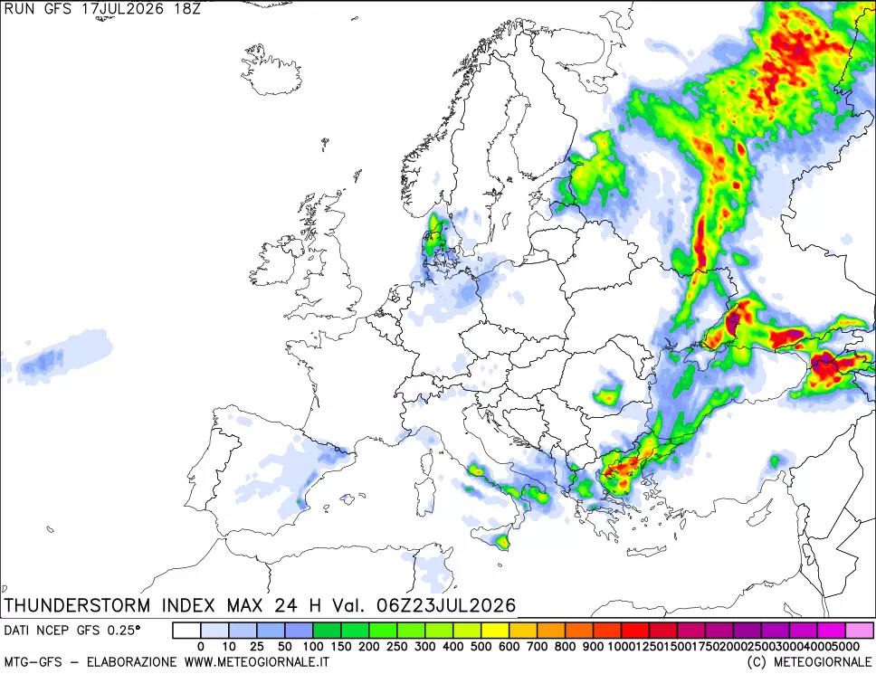 mappa TSI Max 24 ore