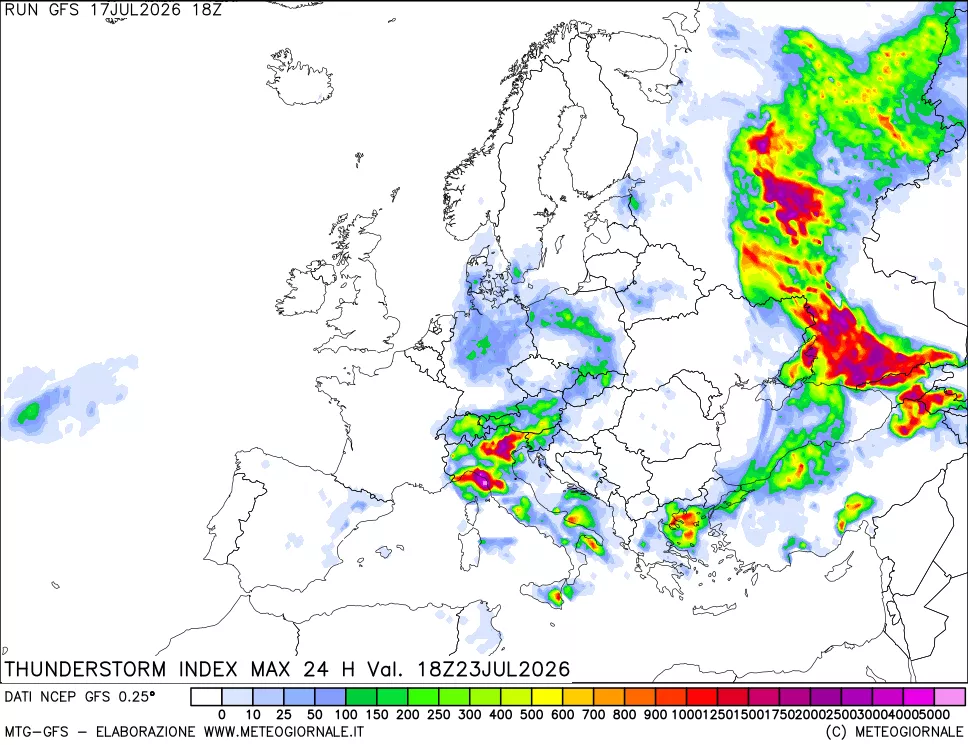mappa TSI Max 24 ore