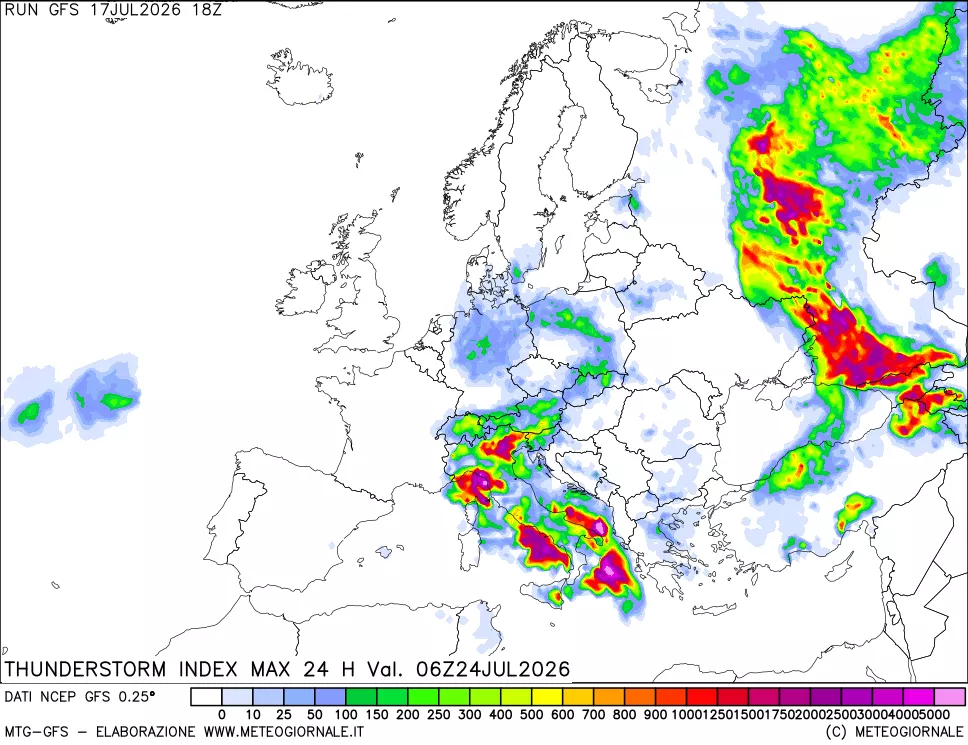 mappa TSI Max 24 ore