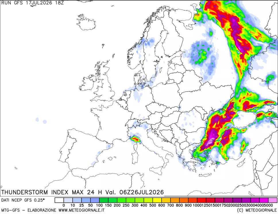 mappa TSI Max 24 ore