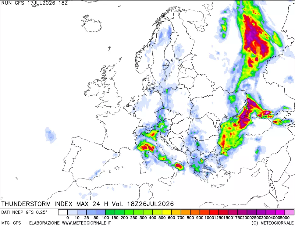 mappa Indice Temporali massimo 24 ore