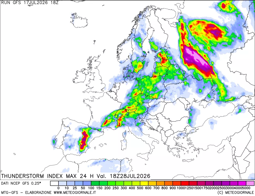 mappa TSI Max 24 ore