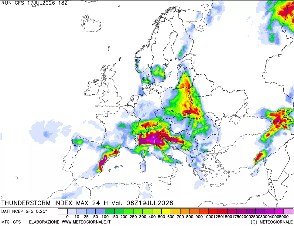 mappa TSI Max 24 ore