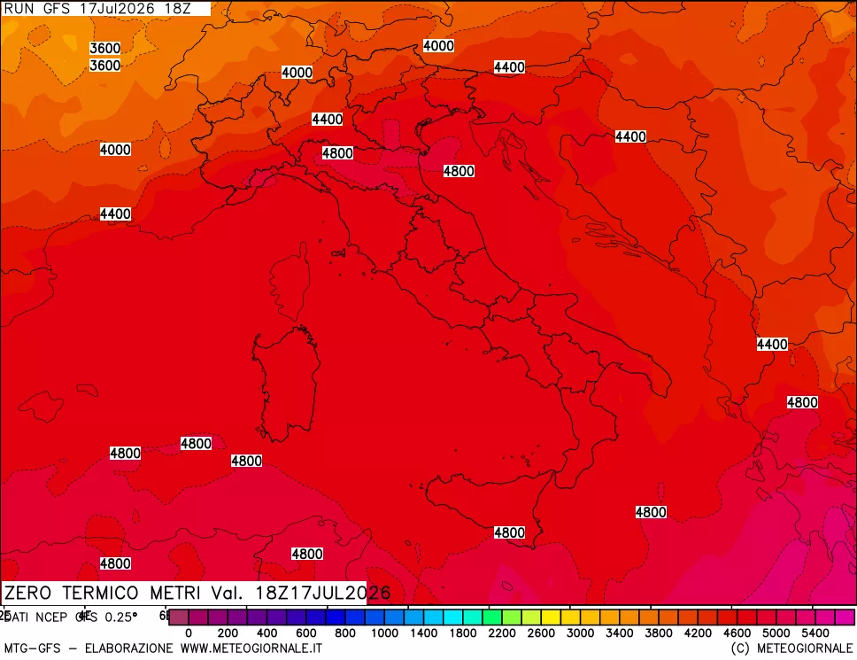 mappa Quota Zero Termico
