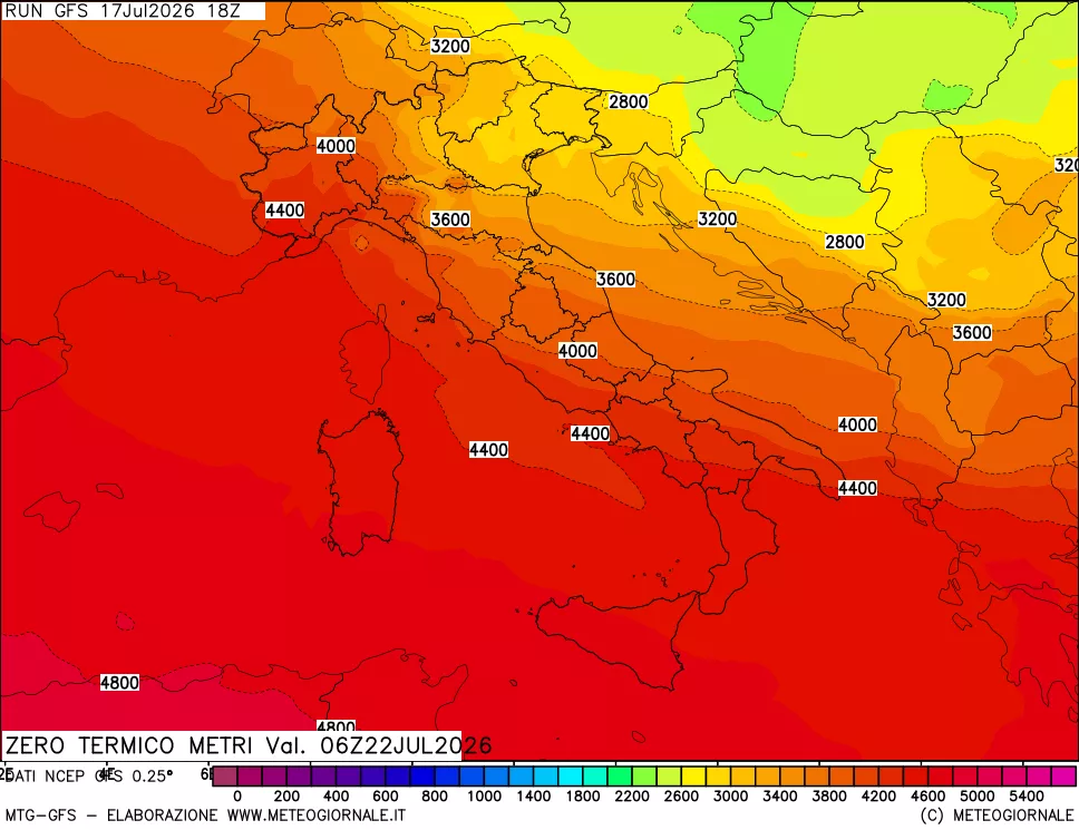mappa Quota Zero Termico