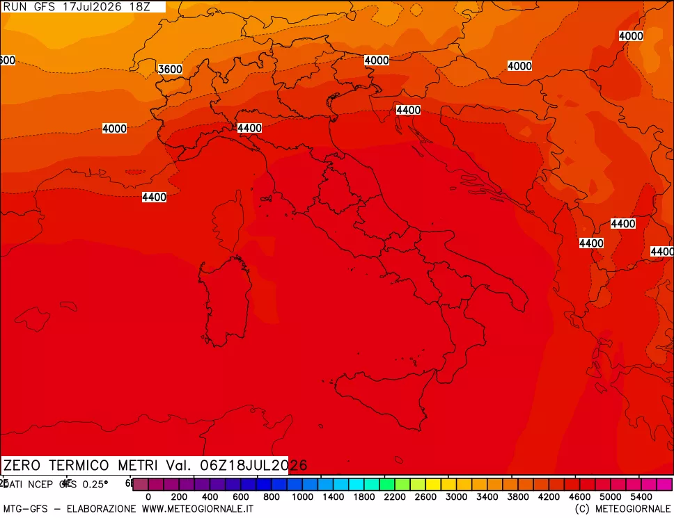 mappa Quota Zero Termico