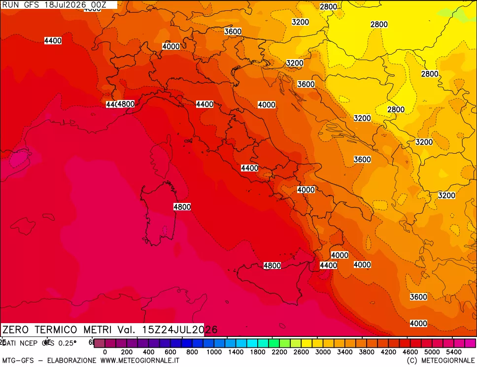 mappa Quota Zero Termico
