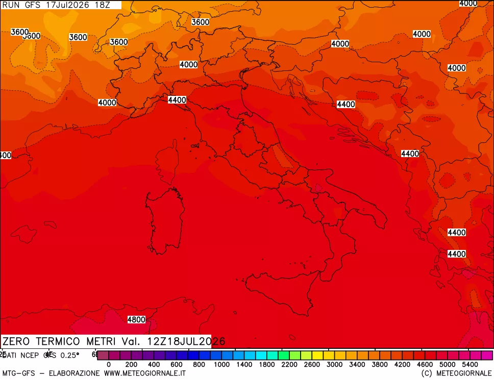 mappa Quota Zero Termico