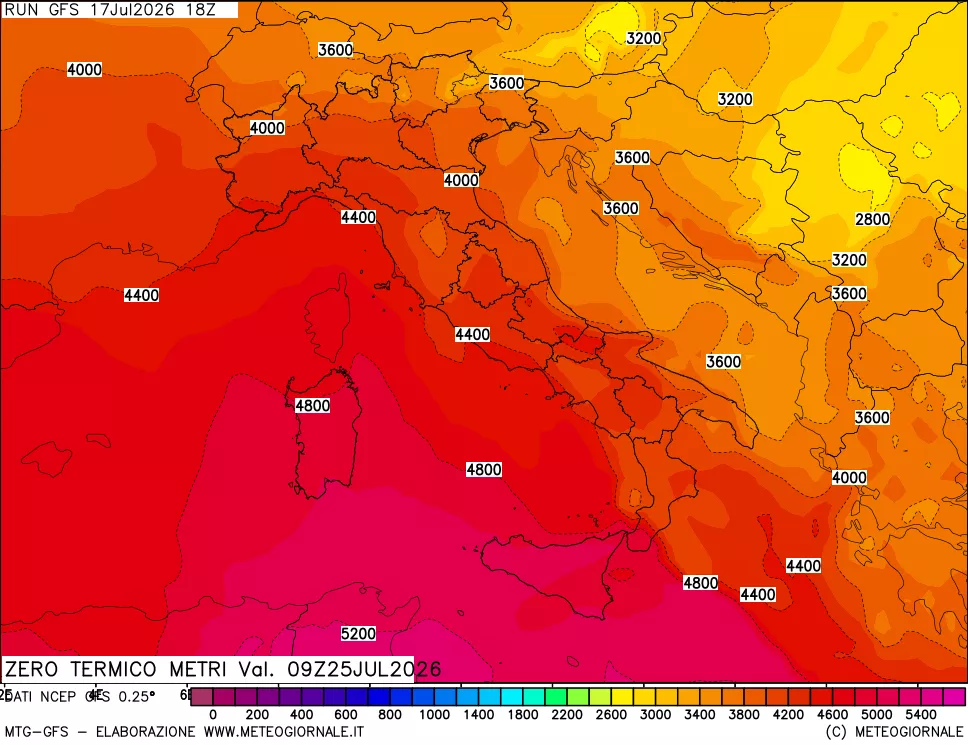 mappa Quota Zero Termico