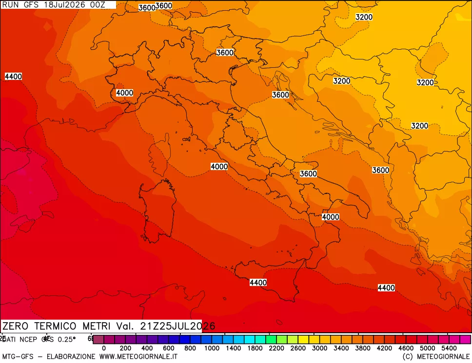 mappa Quota Zero Termico