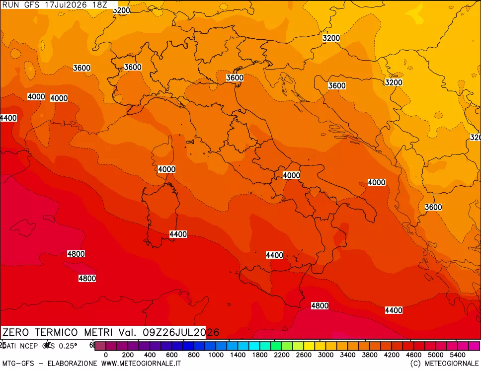 mappa Quota Zero Termico