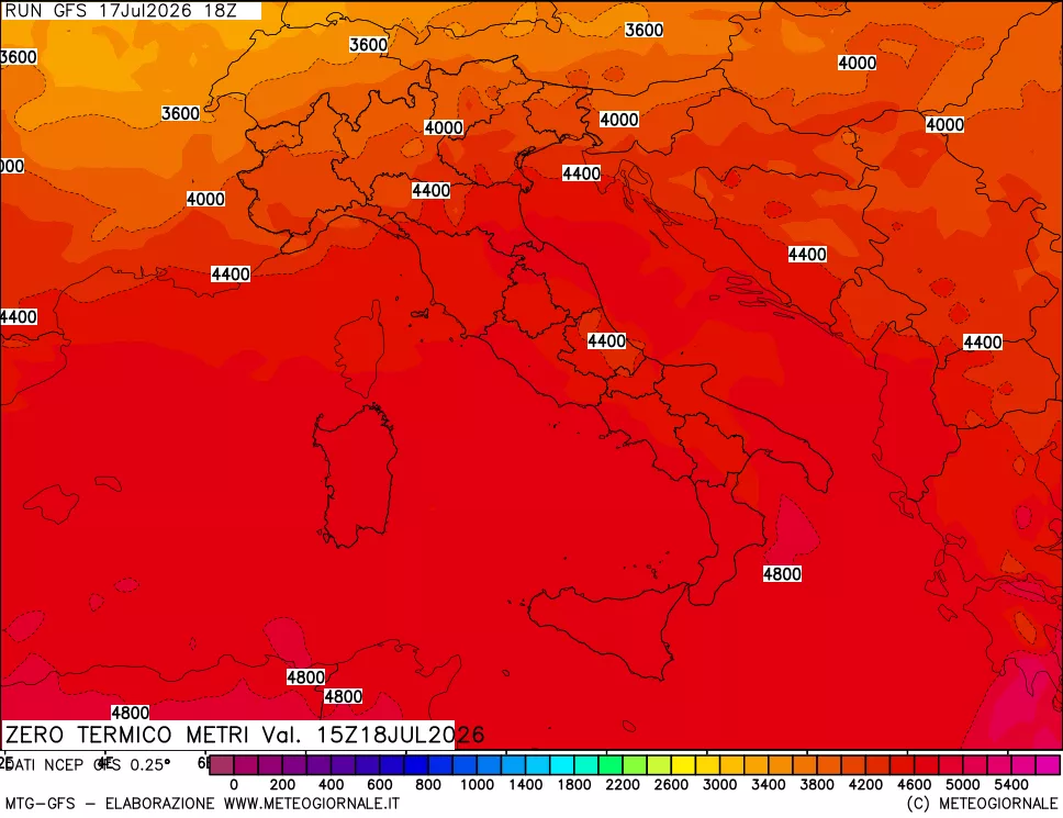 mappa Quota Zero Termico