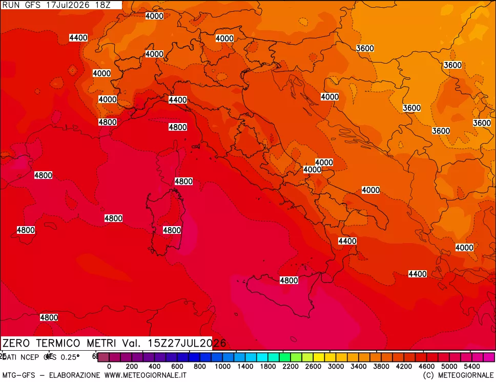 mappa Quota Zero Termico