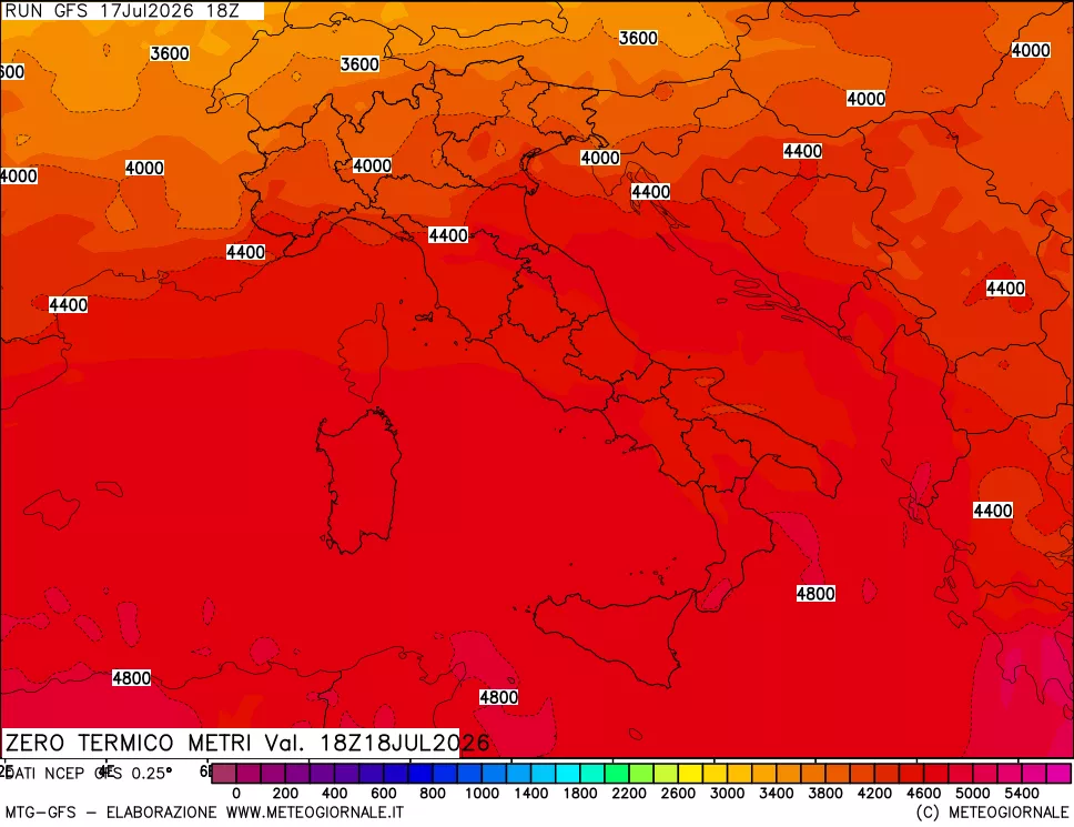 mappa Quota Zero Termico