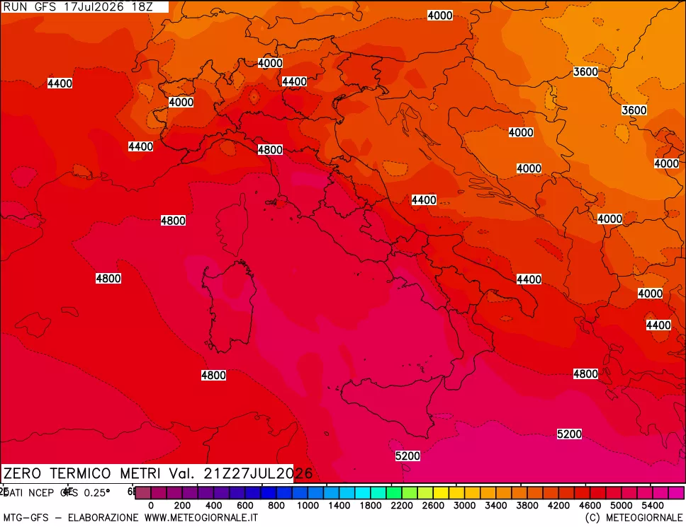 mappa Quota Zero Termico