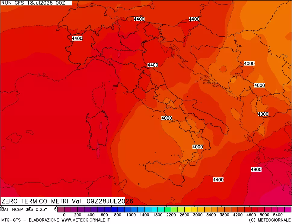 mappa Quota Zero Termico