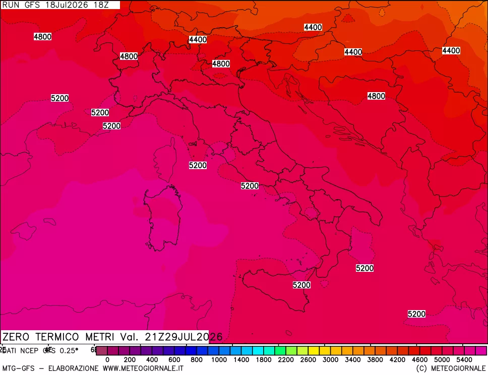 mappa Quota Zero Termico