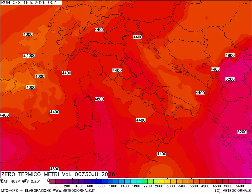 mappa Quota Zero Termico