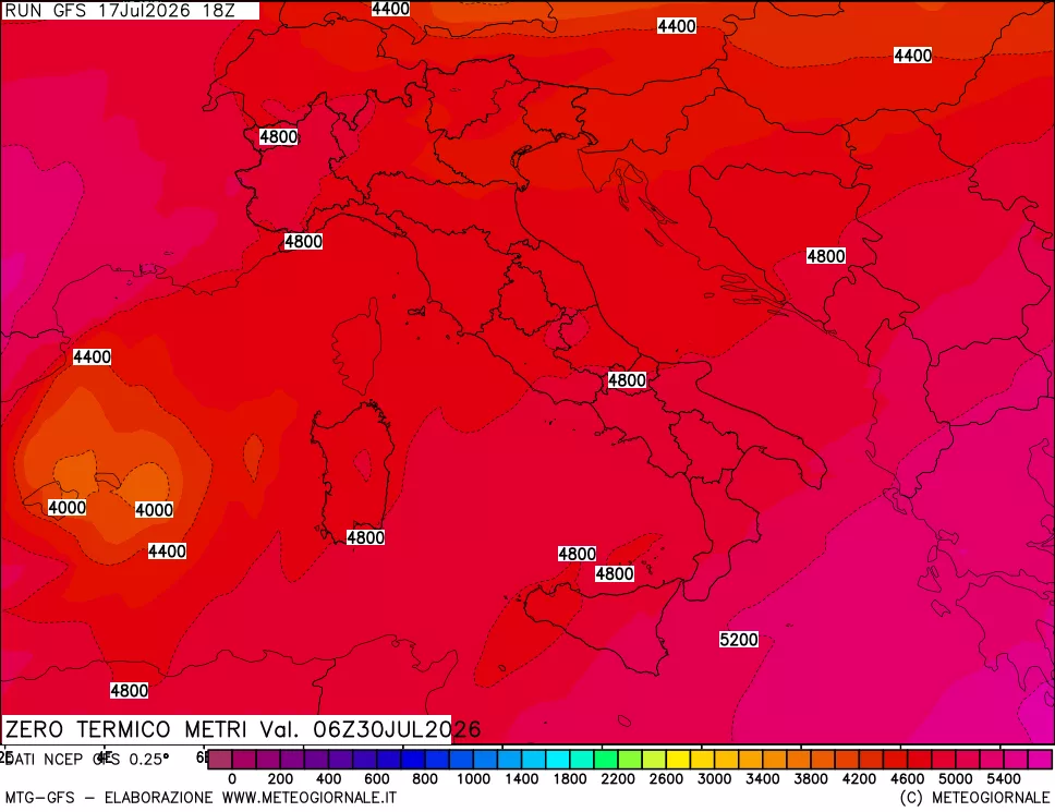 mappa Quota Zero Termico