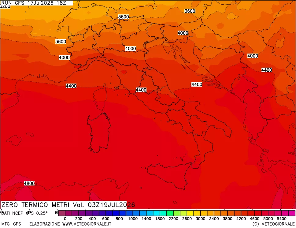 mappa Quota Zero Termico