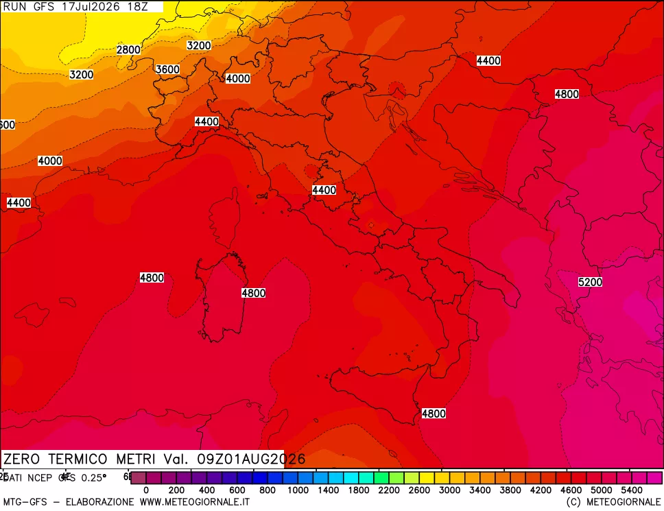 mappa Quota Zero Termico