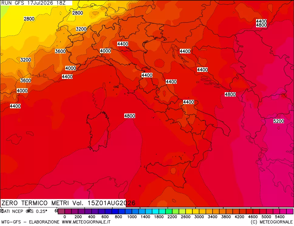 mappa Quota Zero Termico