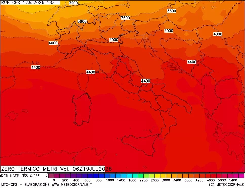 mappa Quota Zero Termico