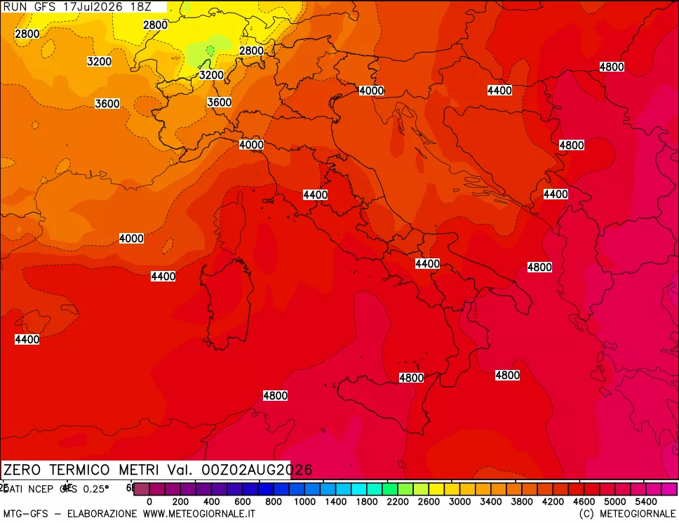 mappa Quota Zero Termico