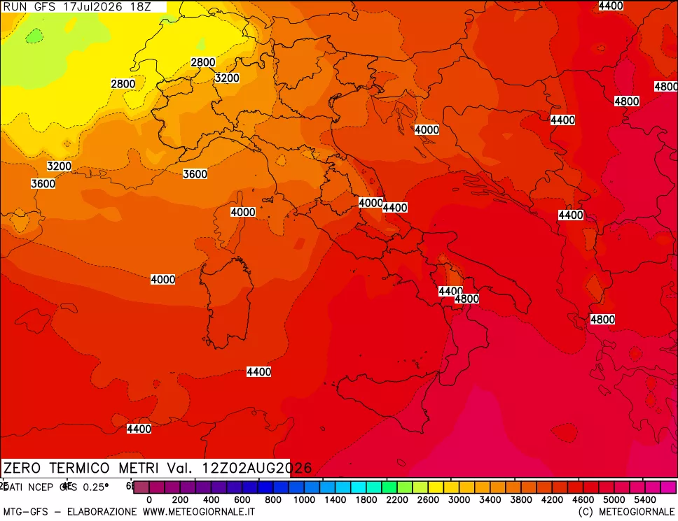 mappa Quota Zero Termico
