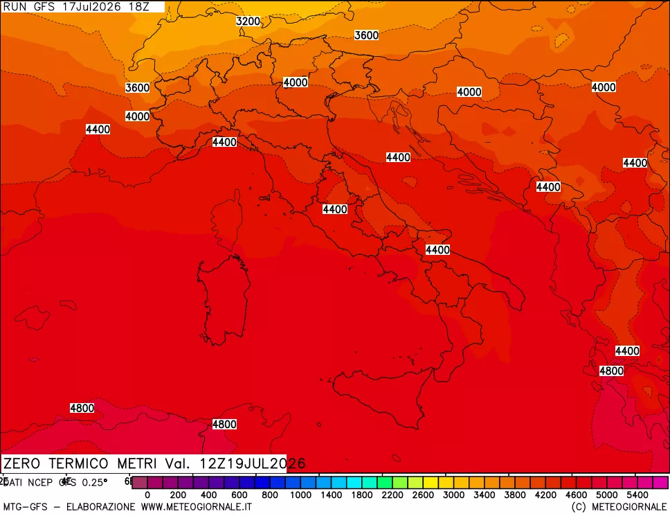 mappa Quota Zero Termico