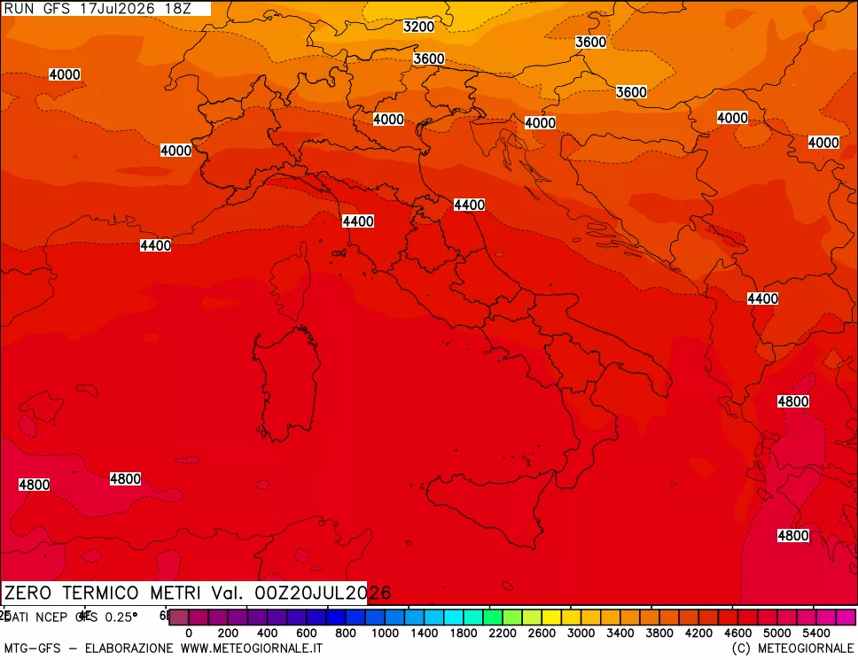 mappa Quota Zero Termico