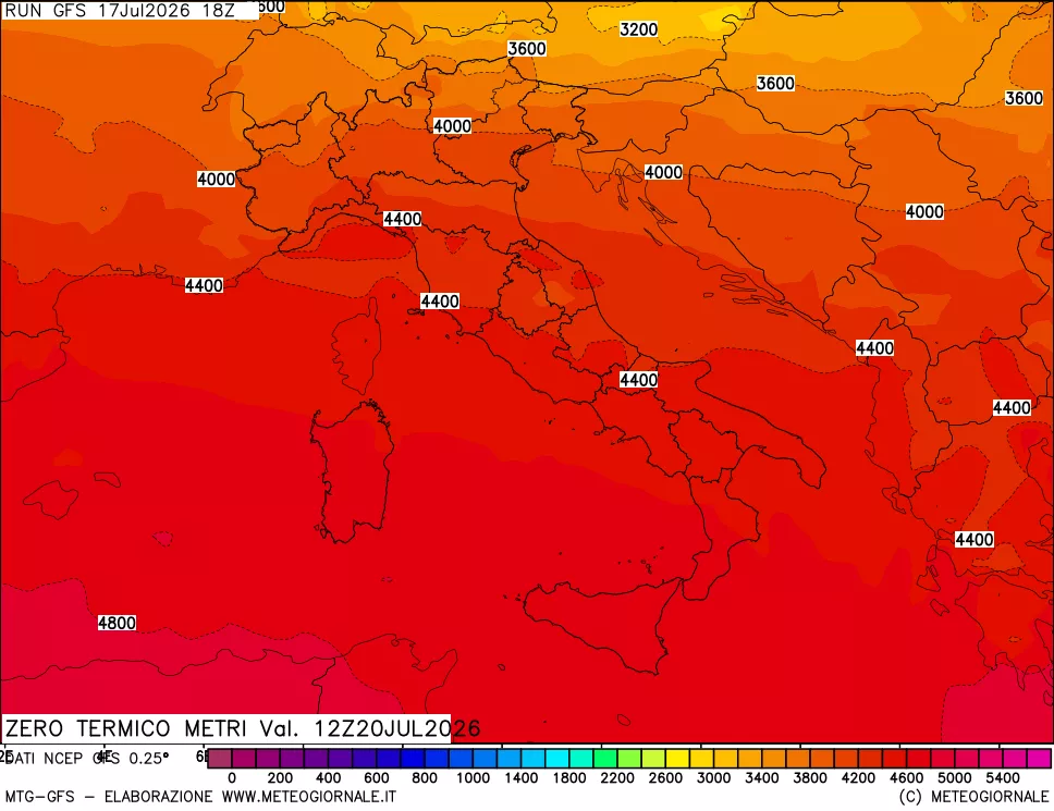 mappa Quota Zero Termico