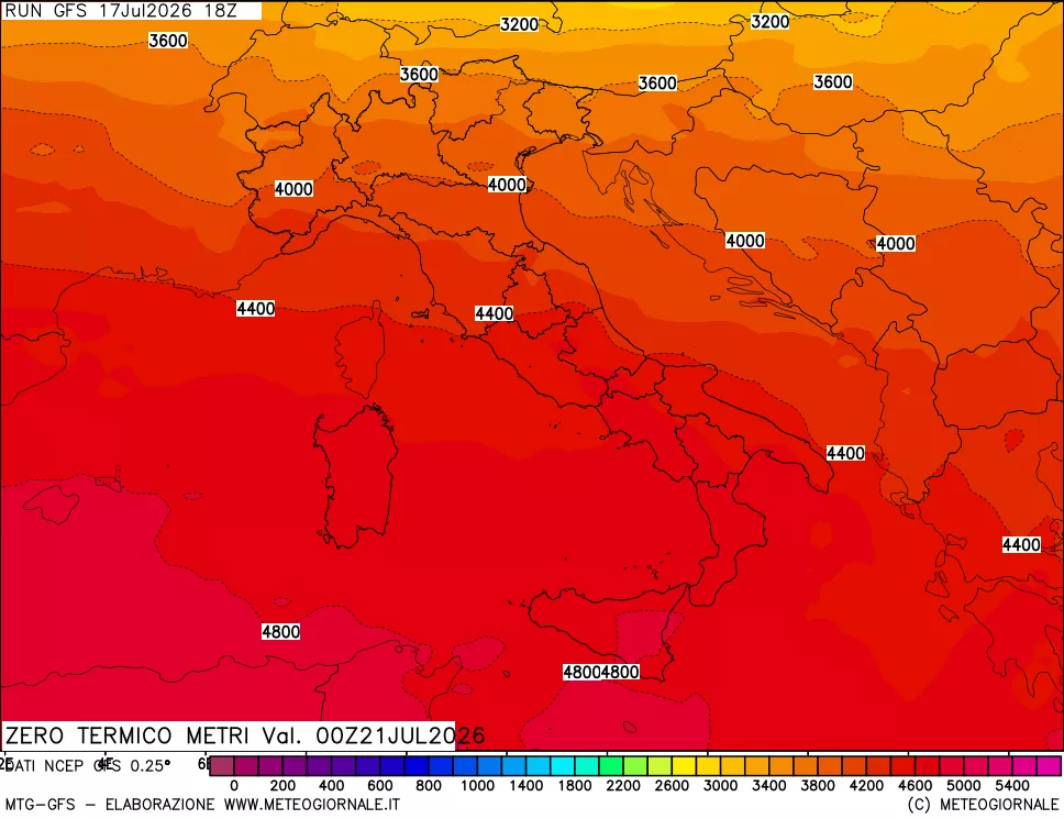 mappa Quota Zero Termico