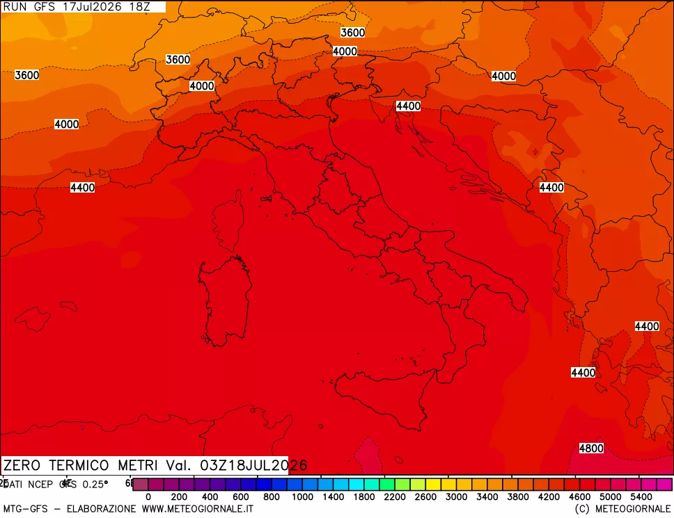 mappa Quota Zero Termico