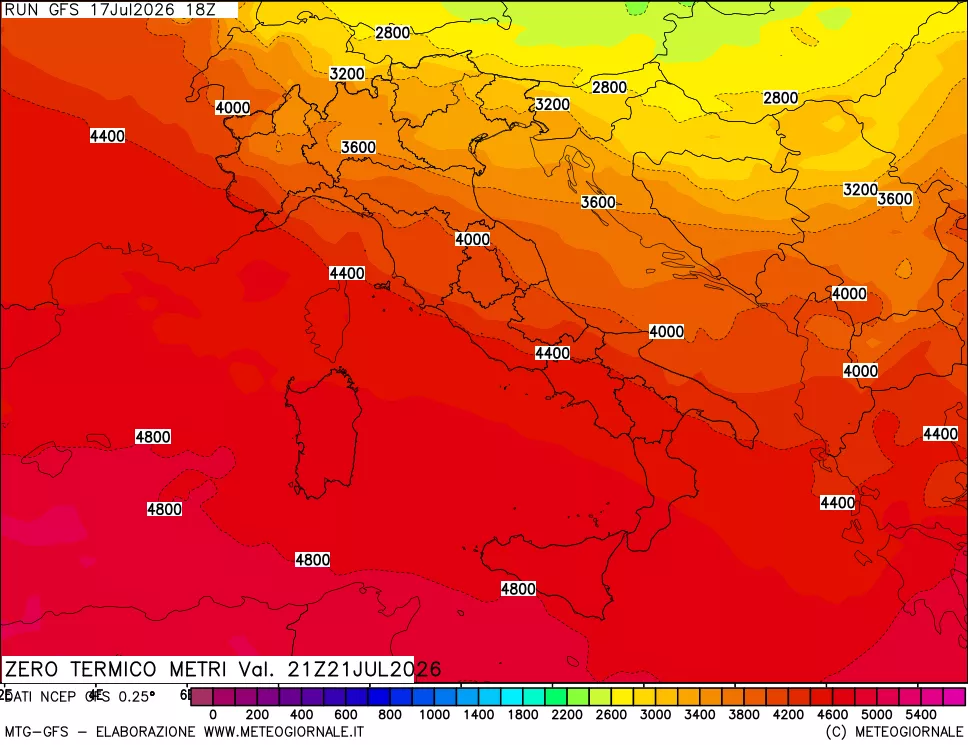 mappa Quota Zero Termico