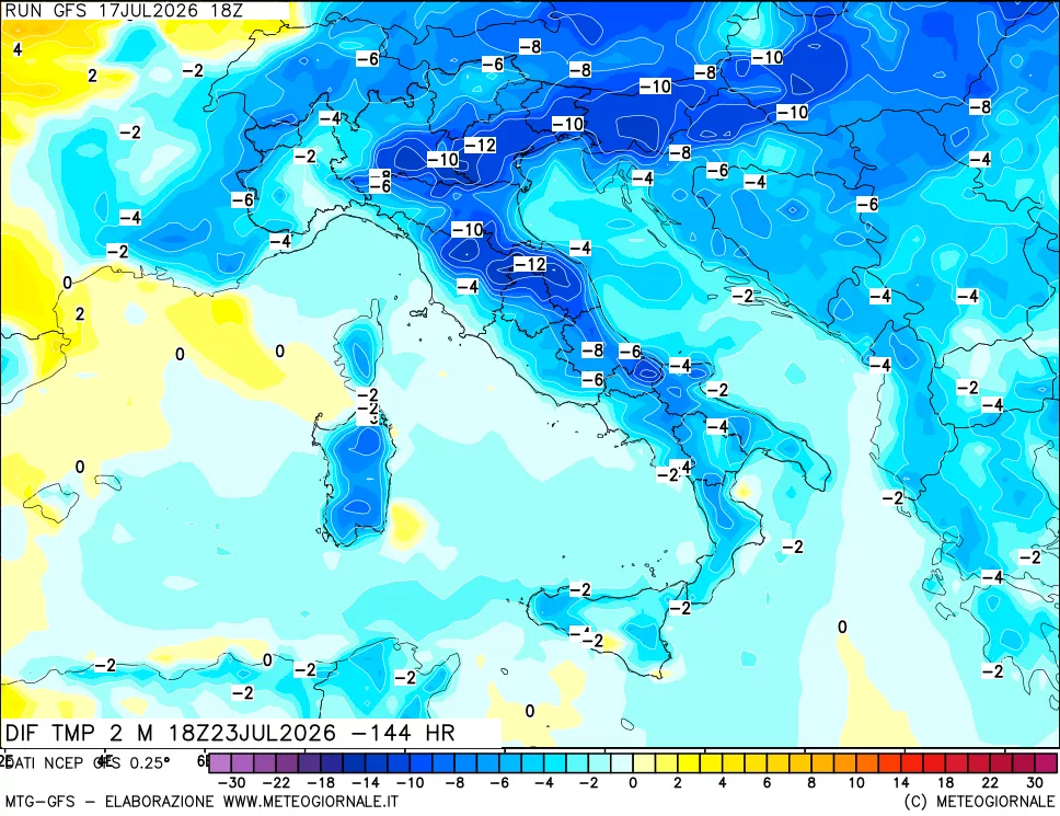 mappa Dif. Temp - Init