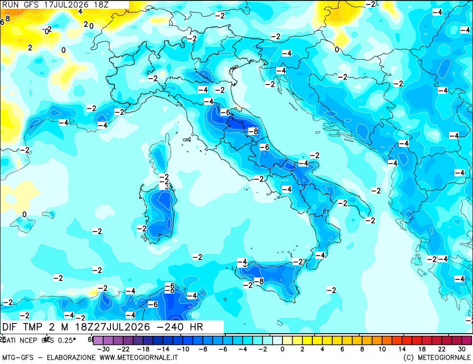 mappa Dif. Temp - Init