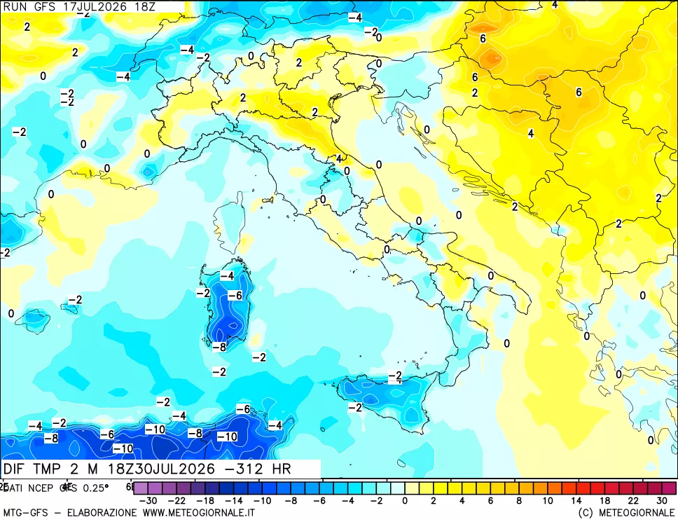 mappa Dif. Temp - Init